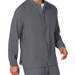 A prueba de viento último diseño Scrub Jacket mejor método de impresión Scrub Jacket Workout Wear Scrub Jacket para la venta - Product Image 3
