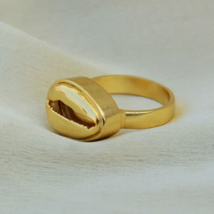 Último diseñador Anillo de latón 18K Chapado en oro Shell Joyería de moda para Mujeres Hombres para compromiso Accesorios al por mayor - Product Image 3