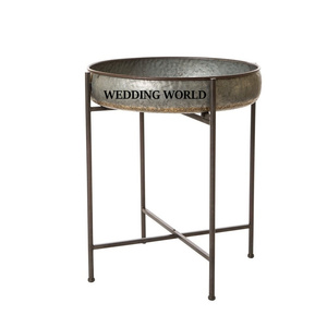 Handmade Designer Metal <b>Planter</b> Set of Three for <b>Garden</b> Decor New Fancy Metal Ware for Home Use Wholesale - Product Image 2