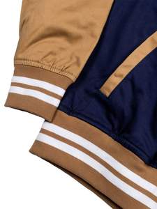 แจ็กเก็ตเบสบอลผ้าแห้งเร็วสำหรับผู้ชายเสื้อกันลมโพลี100% ีเอสเตอร์กันน้ำไซส์ใหญ่ความยาวปกติออกแบบได้ตามต้องการ - Product Image 2