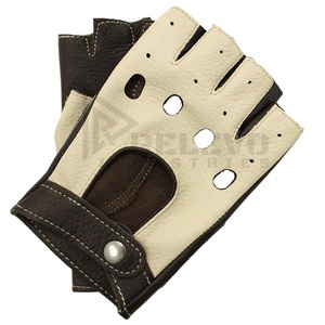 Nouveaux gants de moto sans doigts, protection motocross, respirants, séchage rapide, respectueux de la peau, couleur et logo personnalisables, unisexe, toutes saisons - Product Image 1