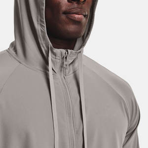 Chaqueta Cortavientos Impermeable para Hombre de Alta Calidad 2025 con Estilo Urbano para Invierno, Venta al por Mayor con MOQ Bajo - Product Image 4