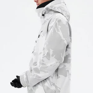 Ropa de invierno de alta calidad Material cálido Hombres Sudadera con capucha de snowboard Zip Up Pocket Space Style Hombres Sudadera con capucha de Snowboard - Product Image 6