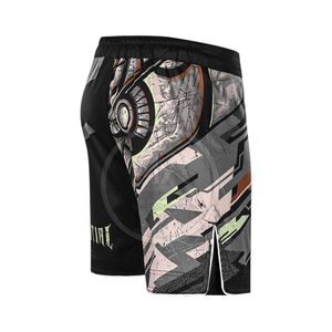 Gran oferta 100% algodón hombres MMA pantalones cortos sueltos transpirable secado rápido ropa deportiva toda la temporada - Product Image 3