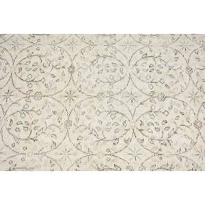 พรมทอขนสัตว์สีเทา3.9ft วินเทจ3.6 X ดีไซน์เย็บปะติดปะต่อกันแบบตุรกีสำหรับตกแต่งห้องนั่งเล่นความกว้าง4เมตรด้านหลังเป็นยาง - Product Image 5