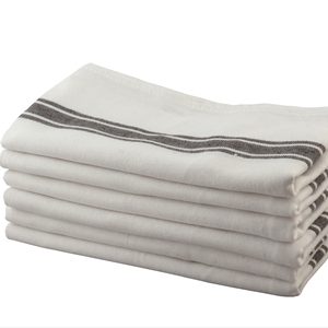 Paños de limpieza de cocina de algodón reciclado con patrón de rayas cuadradas tejidas Toallas de cocina de uso doméstico - Product Image 5