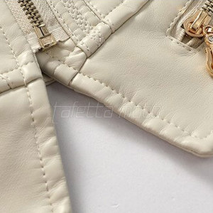 Windproof Women Clothing Custom Popular High Quality Women Motorbike Leather <b>Jackets</b> Low Price Wholesale - Product Image 4