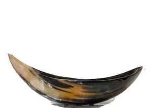 Cuenco de cuerno de vaca auténtico, perfecto para cocinas de decoración rústica y mesas de comedor, vajilla de regalo, ensaladera de cuerno - Product Image 4