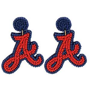 Haute qualité fait à la main jour de jeu perlé broderie basket boucle d'oreille beau nouveau Design luxe fantaisie et à la mode de l'Inde - Product Image 4