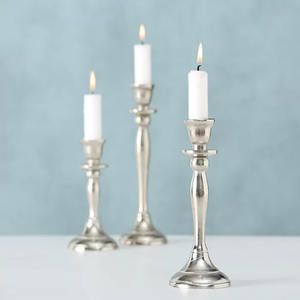 Portavelas cónico de Metal con acabado dorado de diseño de lujo para boda y Navidad, velas decorativas para iluminación - Product Image 6