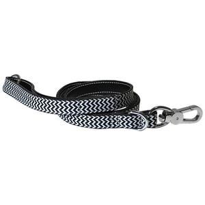 Correa ajustable a rayas de cuero genuino para mascotas, elegante, moderno, diseño personalizado, correa de muñeca, duradero, cómodo, Collar personalizado - Product Image 1