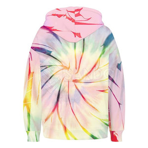 เสื้อฮู้ดดี้ผ้าฝ้ายแท้ 100% น้ำหนักเบา ลายมัดย้อม สำหรับผู้หญิง-ระบายอากาศได้ดี ทนทาน เหมาะสำหรับใช้งานกลางแจ้ง - Product Image 2