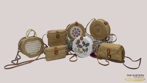 Bolsos de mujer más vendidos 100% bolsos de ratán tejidos a mano naturales para viajes y uso diario al por mayor de La India - Product Image 3