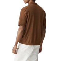 Camisas de Hombre de Primera Calidad en Tela de Forro Polar Sólido, Secado Rápido, Bordado 3D, Botones, Media Manga, Elegantes, Cómodas y Duraderas, ODM