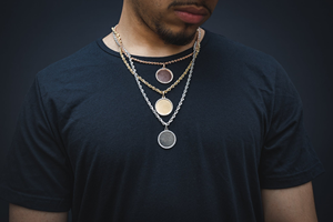 Clásico Unisex 10K oro amarillo Hip Hop foto colgante redondo laboratorio cultivado diamante GIA certificado para regalo - Product Image 5