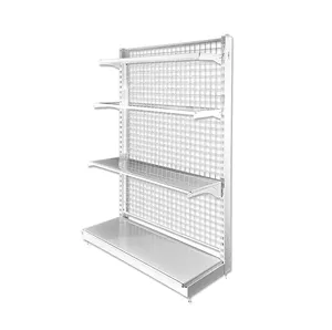 1510*900*450 Mm Wire Back Metal Rack Supermarket Gondola Shelf