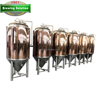 Brasserie de bière en cuivre rouge 200l 300l 500L 1000L équipement de brassage de bière Mash Lauter Tun Mini Nano fournisseur d'équipement de brasserie