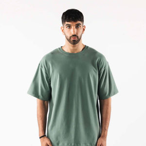 Camiseta Extra Grande de Microfibra de Alta Calidad, Personalizada con Logotipo Estampado, Lavada, Estilo Vintage, para Hombre - Product Image 1