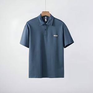 เสื้อโปโลแขนสั้นผู้ชายเสื้อยืดแฟชั่นลำลองระบายอากาศผ้าฝ้าย180g OEM ODM ขายส่งคุณภาพสูง - Product Image 1