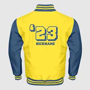 Chaqueta universitaria de satén de alta calidad para hombre, nuevo diseño, informal, estilo de invierno, tela con logotipo personalizado - Product Image 4