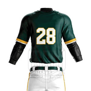 Diseña Tu Propio Uniforme de Béisbol 100% Poliéster Último Estilo Conjunto de Uniforme de Béisbol de la Mejor Calidad - Product Image 5