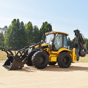 388H Mini 2.5 Ton Belasting Diesel Voorlader <span class=keywords><strong>Backhoe</strong></span> Hydraulische Snel Bevestigen 3-In-1 Emmer Wiellader Bouwmachine Voor - Product Image 5