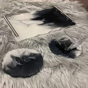 Artistic Resin Serving Tray Modern Handcrafted for Entertaining Guests Parties Celebrations <b>Gifting</b> Ideas 100pcs Customized - Product Image 5