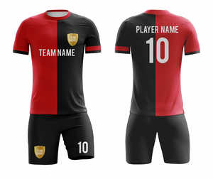 Nouveaux kits de football personnalisés 2026 |   Maillots de football légers et respirants à impression numérique OEM |   Uniformes à manches courtes et coupe ajustée - Product Image 4