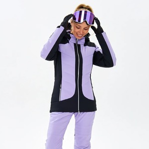 Mono de esquí impermeable de una pieza, mono, traje de nieve con capucha, talla grande, cálido, deportes al aire libre para mujer - Product Image 1