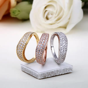 Jeulia 18K Gold Plated Sterling <b>Silver</b> <b>Stacking</b> <b>Ring</b> Set with Zircon Gemstone - Product Image 5