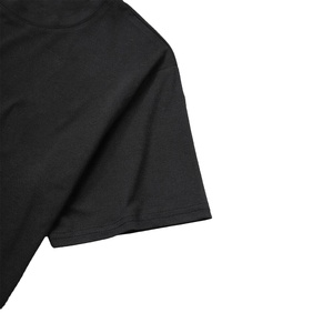 T-shirts T-shirts à manches courtes de sport pour hommes en gros T-shirt blanc uni surdimensionné en coton polyester - Product Image 3