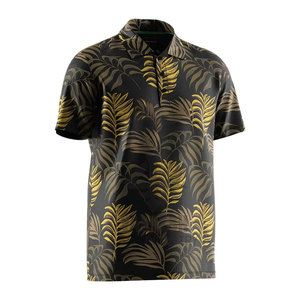OEM séchage rapide hommes pour T-shirts polo Design personnalisable solide à manches courtes tissu tricoté Street Beach Wear motif 220 grammes - Product Image 3