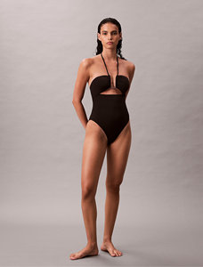 Nouveau design de mini bikini deux pièces sexy de couleur unie vêtements de plage maillot de bain triangle pour femmes personnalisé - Product Image 5