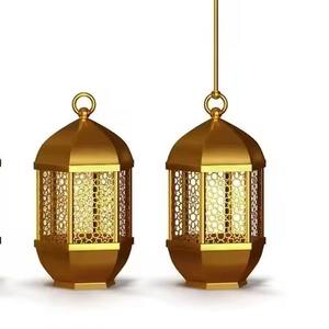 Linternas metálicas de Ramadán Kareem para regalos corporativos de Eid y recuerdos premium de celebración islámica - Product Image 6