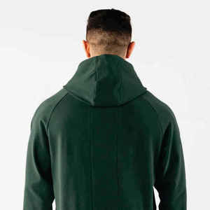 Ensemble de jogging de fitness de luxe de meilleure qualité Survêtements coupe-vent à fermeture éclair et à capuche de taille personnalisée Survêtements solides et lourds de grande taille - Product Image 5