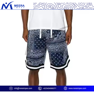 Pantalones Cortos Deportivos Sublimados Personalizados, Pantalones Cortos de Entrenamiento Hechos a Medida, Cintura Elástica, Transpirables, de Secado Rápido, 100% - Product Image 3