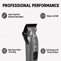 Fábrica de Cortadoras de Pelo para Importadores de Equipos de Salón y Barbería, Recortadora Recargable con Carga Tipo-C