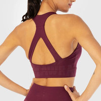 Soutien-gorge de sport respirant sans couture de qualité supérieure, à maintien élevé, fabriqué au Pakistan, personnalisable, pour femmes