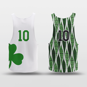 <span class=keywords><strong>Maillot</strong></span> de basket-ball réversible personnalisé pour les fans de sport des <span class=keywords><strong>Celtics</strong></span>, séchage rapide - Product Image 2