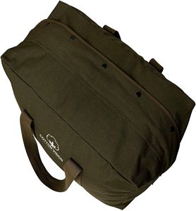 กระเป๋าเดินทางแบบยุทธวิธี ขนาดใหญ่พิเศษ พับเก็บได้อเนกประสงค์ ทำจากผ้าแคนวาส พร้อมตัวล็อคแบบกระดุม สำหรับการเดินทางและจัดเก็บสิ่งของกลางแจ้ง - Product Image 5