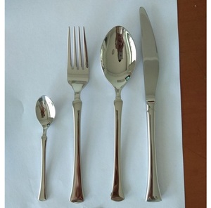 Ensemble de couverts en acier inoxydable plaqué titane de haute qualité au design simple, finition mate, à prix abordable - Product Image 6