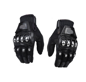 Gants de course de moto maille mélange de cuir conception légère et respirante fermeture à cordon finition élégante route confortable - Product Image 6