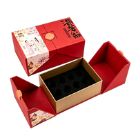 Boîte rigide de luxe personnalisée pour rose éternelle pliante, avec impression, gaufrage, vernis UV sélectif et impression quadricolore