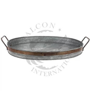 Plateaux de service rectangulaires en métal de luxe modernes, écologiques, de qualité supérieure et au design élégant pour cafés, hôtels, plage, tailles personnalisées - Product Image 4