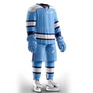 Ensembles d'uniformes de hockey sur glace à manches longues, respirants et légers, design personnalisé 2025, avec service OEM, 100 % polyester - Product Image 2