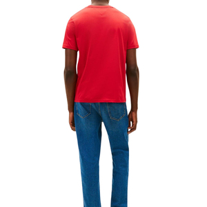 Camisetas Lisas Rojas para Hombre al por Mayor, Premium, de Algodón 100% de Alto Gramaje, Manga Corta, Trackstar, OEM, Marca Privada TSI-G05-P0260 - Product Image 4