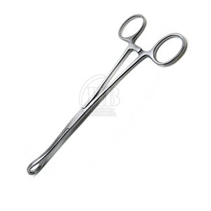 Pince à éponge manuelle réutilisable en acier inoxydable à long manche, instrument chirurgical pour clinique, laboratoire et usage médical - Product Image 2