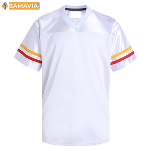 SAMAVIA <b>men's</b> American Football uniform Mesh Jersey Breathable Custom Uniform Shirt RTS Available - Product Image 1