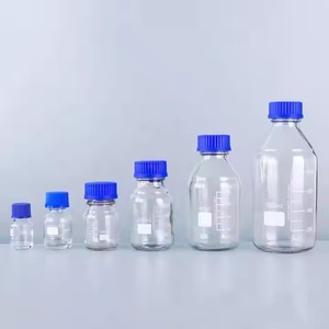 ขวดรีเอเจนต์แก้วใสขนาด5000มล. พร้อมคอแคบและฝาเกลียวที่ทำจากดิน (PP) - Product Image 3