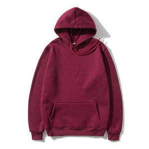 Ventes en gros de sweats à capuche en polaire imperméables thermiques d'hiver personnalisés, logo brodé, streetwear unisexe, pull-over pour hommes, sweats à capuche 100% coton - Product Image 2